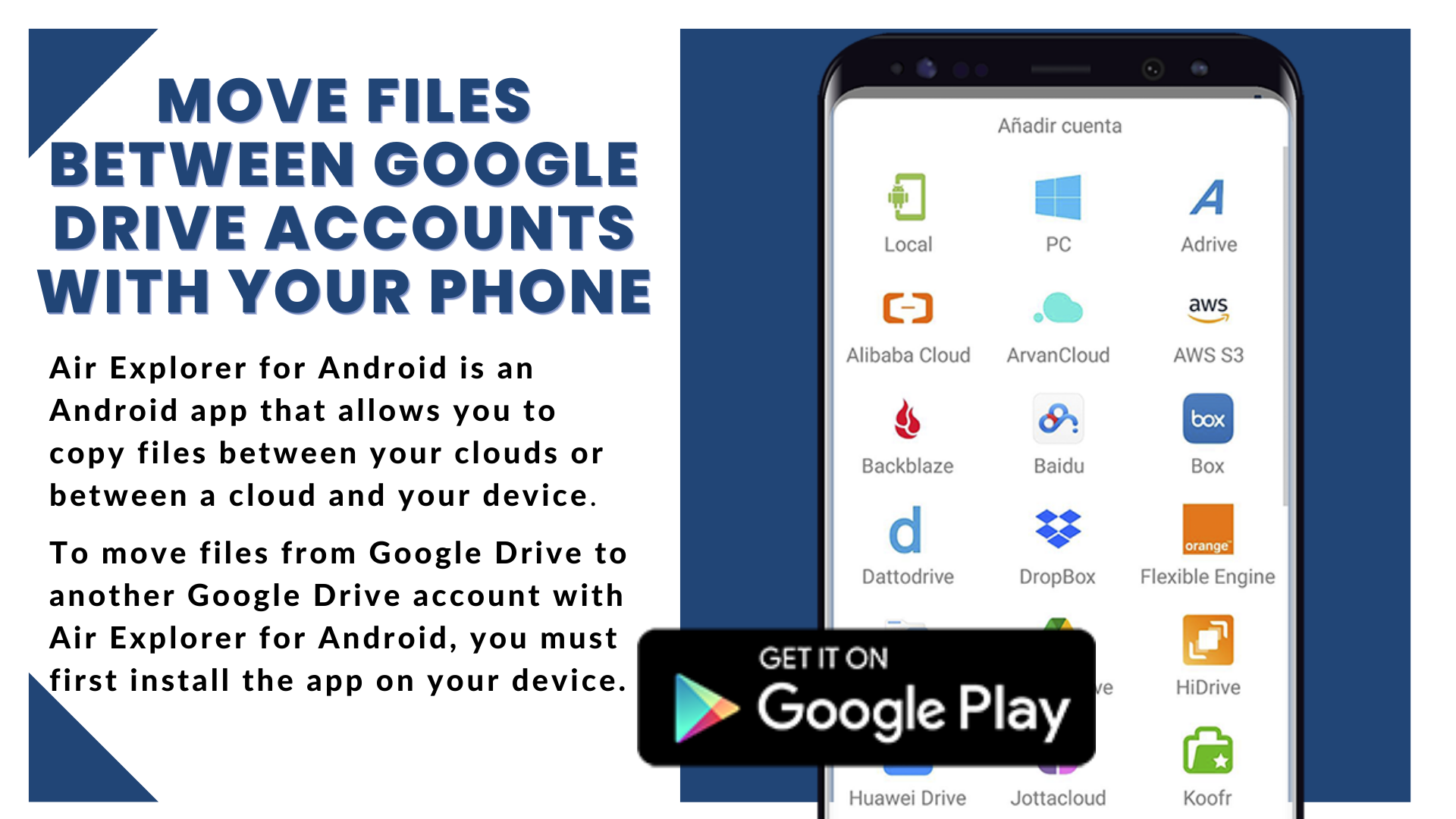 Move Files Between Google Drive Accounts With Your Phone